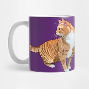 Ginger Tabby Cat Blep Mug